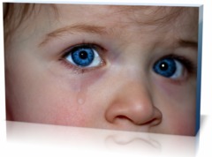 Холст детство  Детские-глаз 