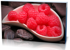 Холст еда и напитки  Малина Raspberries-435051