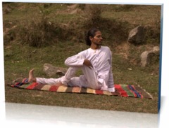 Картина этнические Йога Yoga1-23405